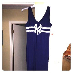 MLB NY Yankees never worn maxi dress